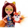 Enchantimals Lalka Felicity Fox Zwierzatka Lisek Mattel FXM71